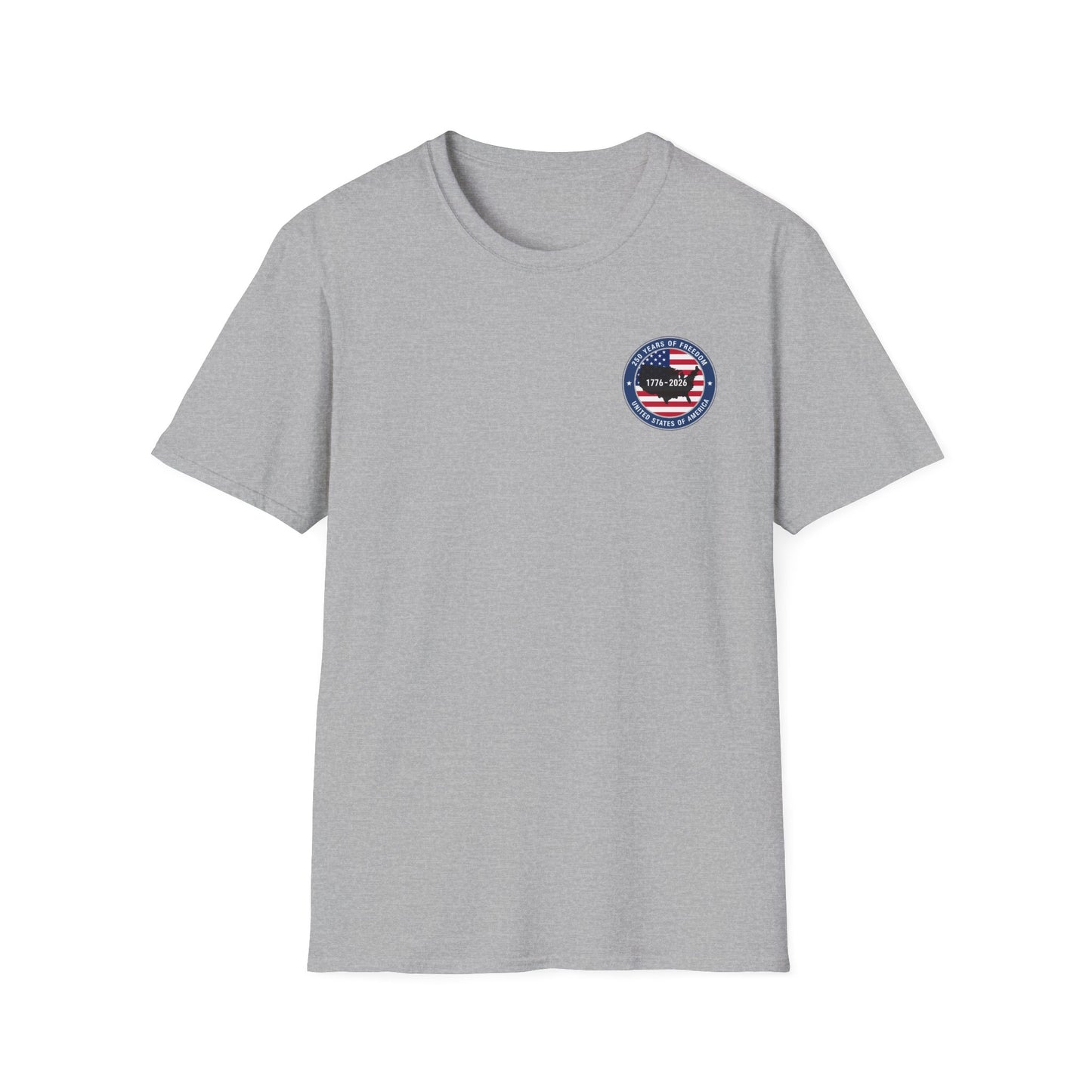 250 Years of Freedom T-Shirt — 1776–2026 American Flag Tee