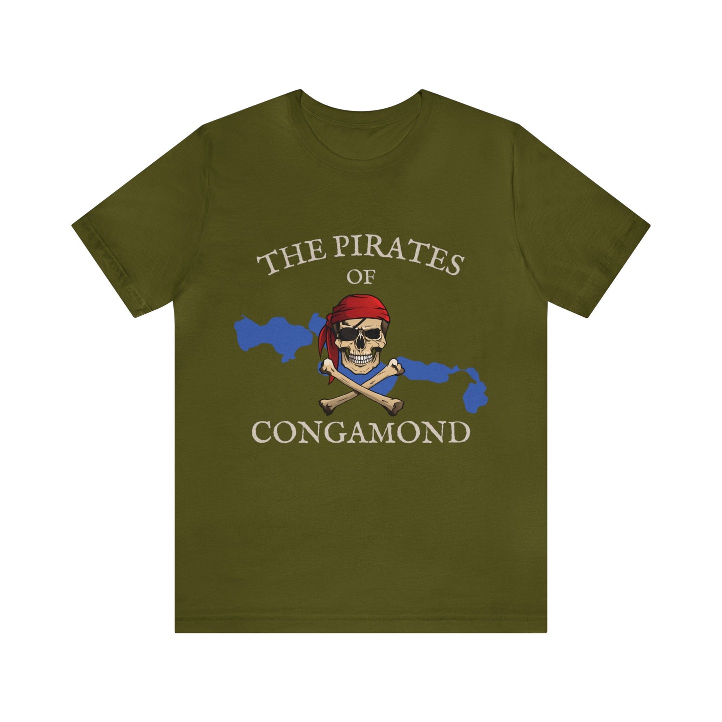 T-shirt - Pirates of Congamond - Skull and Lake