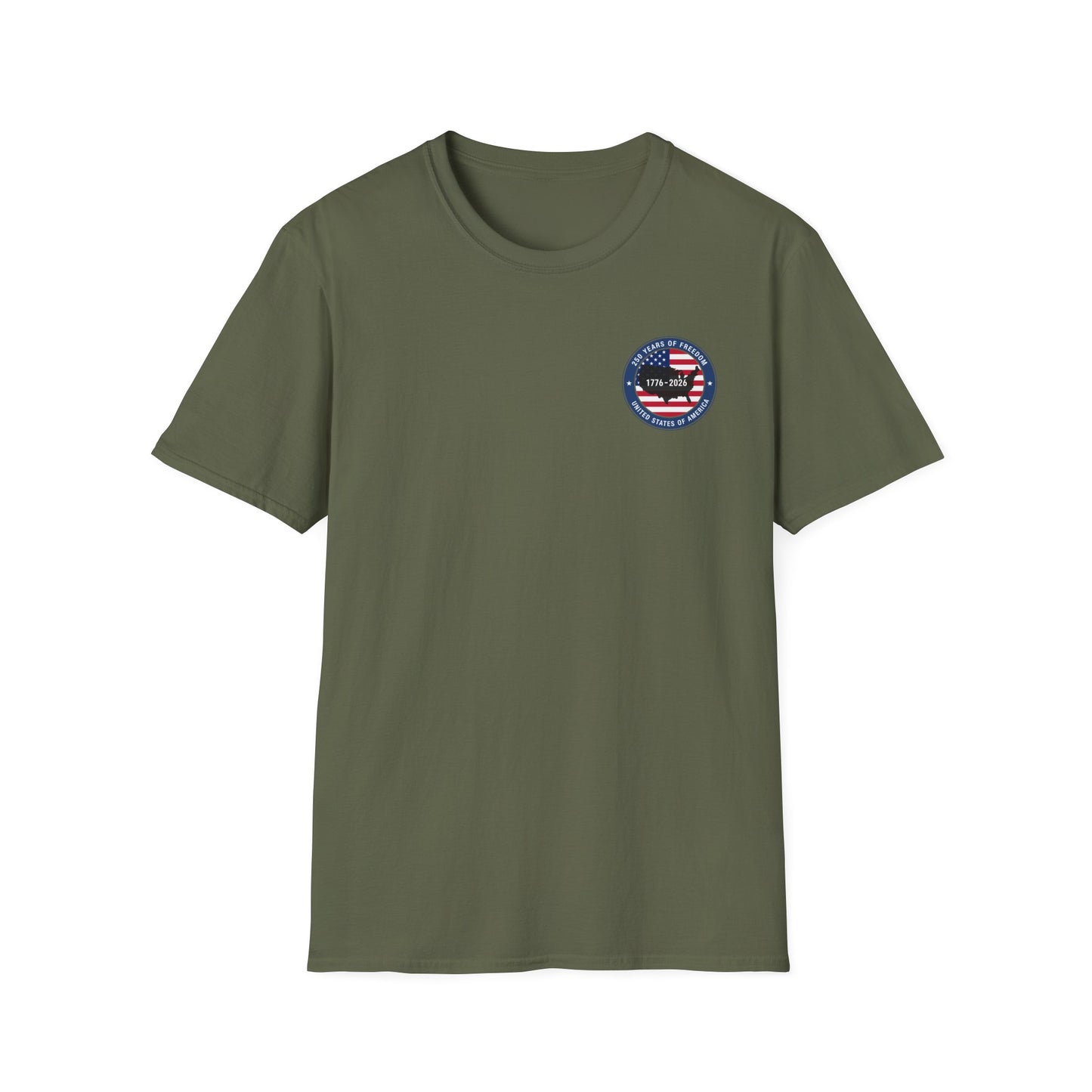250 Years of Freedom T-Shirt — 1776–2026 American Flag Tee