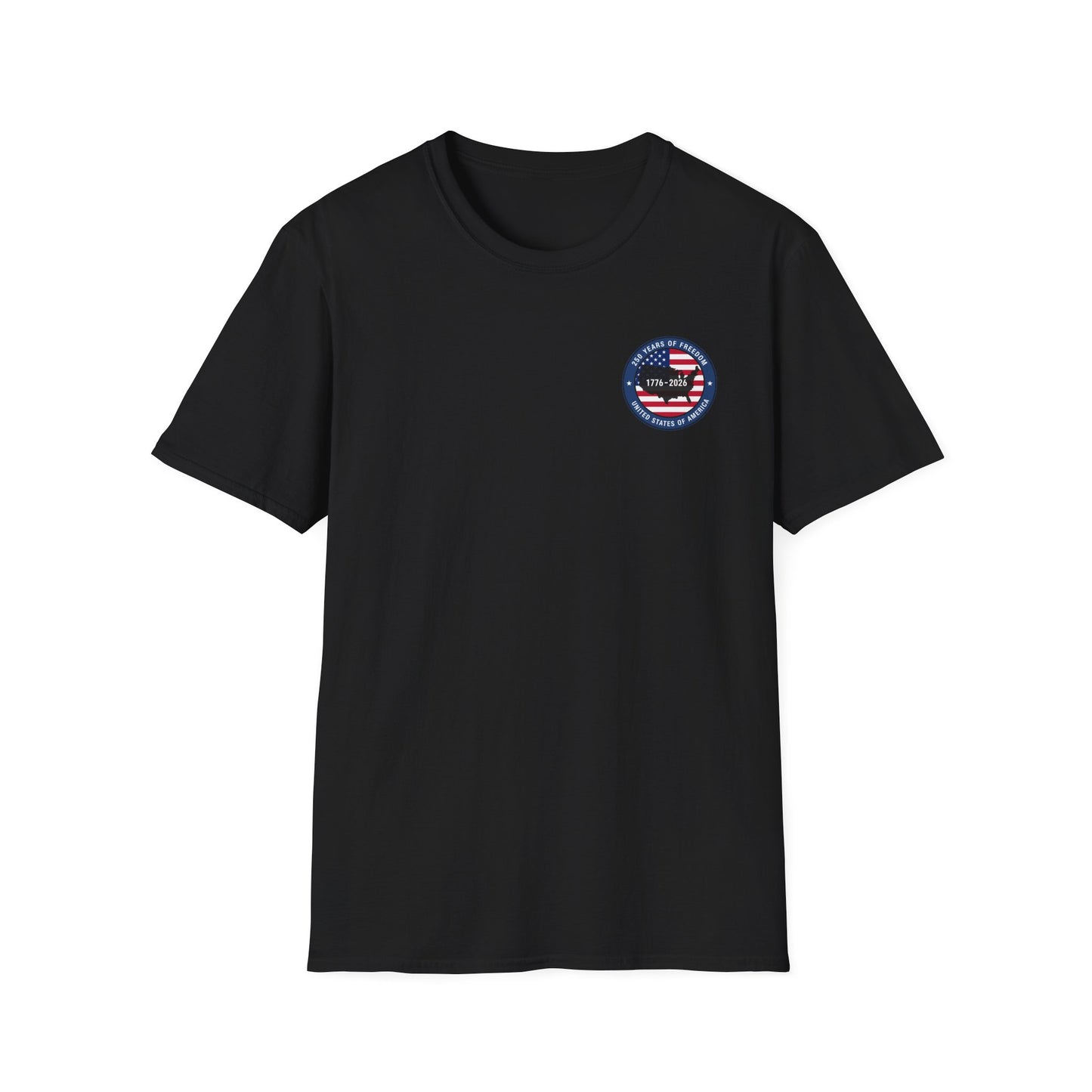 250 Years of Freedom T-Shirt — 1776–2026 American Flag Tee