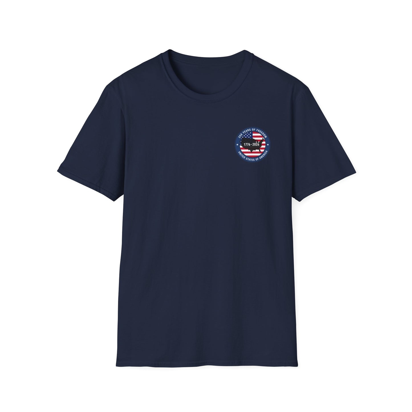 250 Years of Freedom T-Shirt — 1776–2026 American Flag Tee